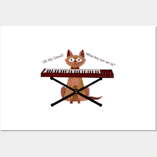 Groovin’ Keyboard Kitty Posters and Art